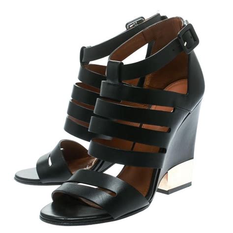 givenchy wedges|Givenchy slides size 35.